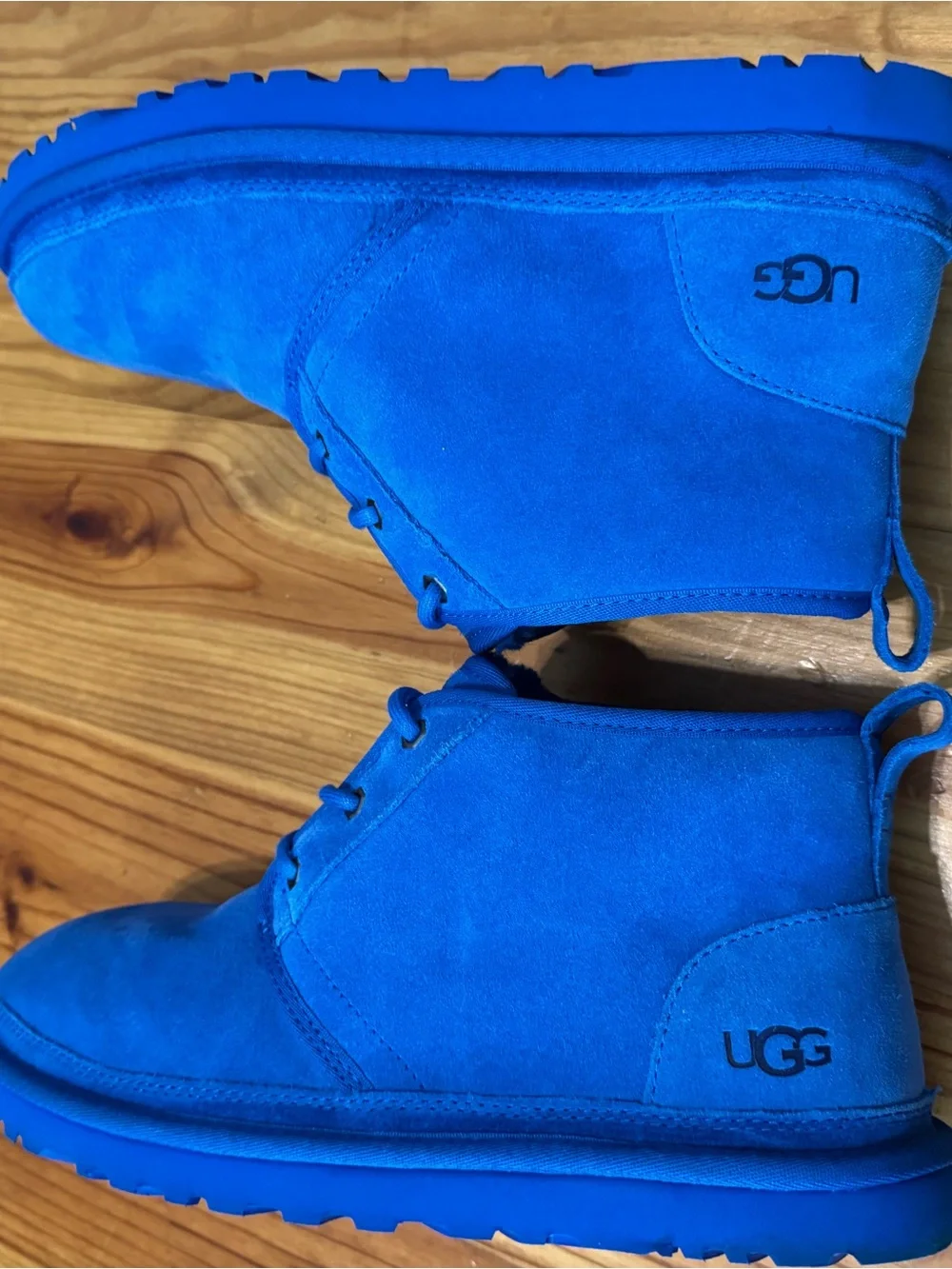 UGG Neumel Men's Chukka Ankle Boot US 11 - Dive Blue Suede